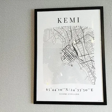 شقة Lappland Kemiapartments Iv, Near Snowcastle, Premium Studio, Free Park With Heat Plug *